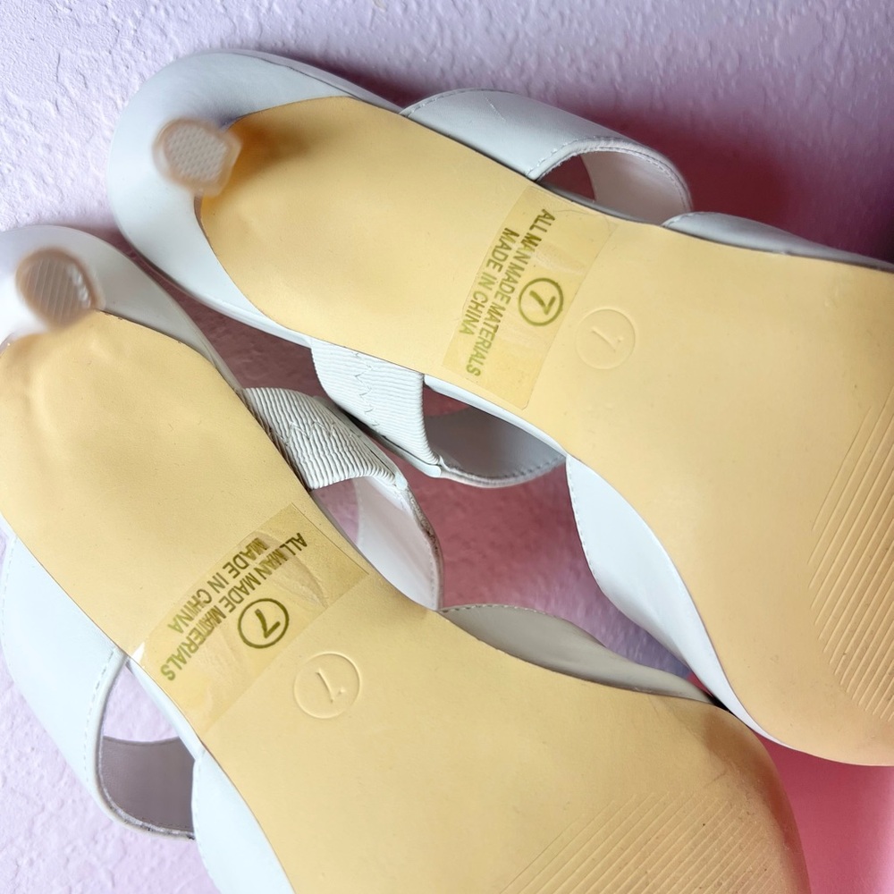 Faire Off White Pointed-Toe Mules by Lulus - Picture 9 of 11